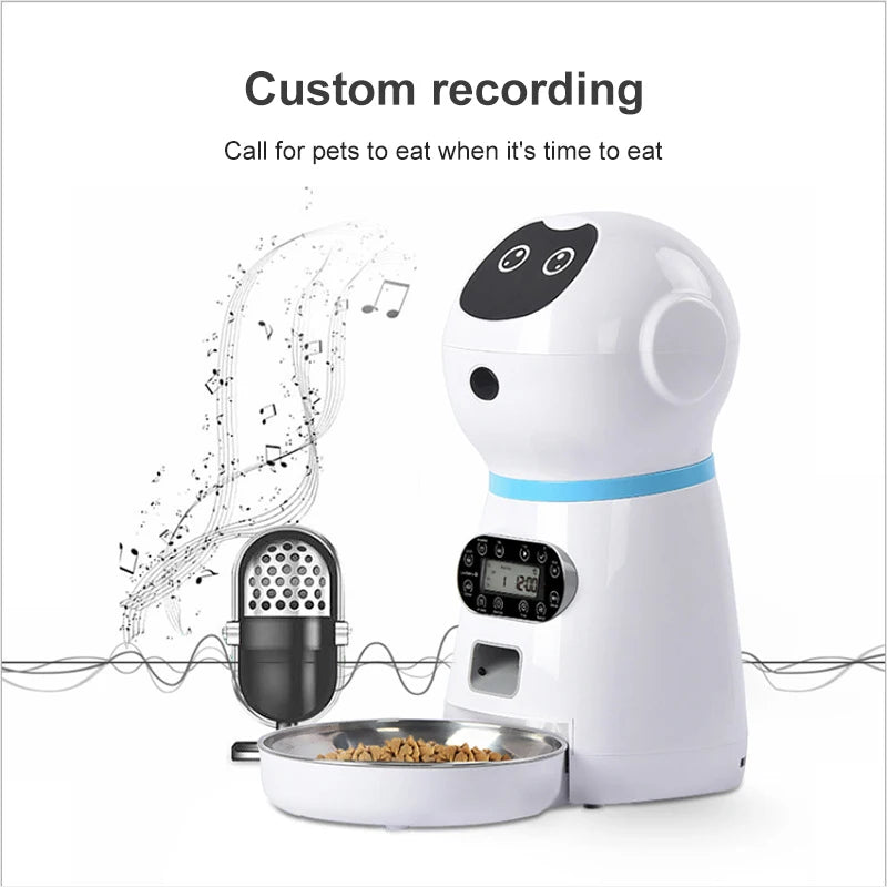 Automated Feeder with Voice Control for Cats and Dogs - Just Paws & Play