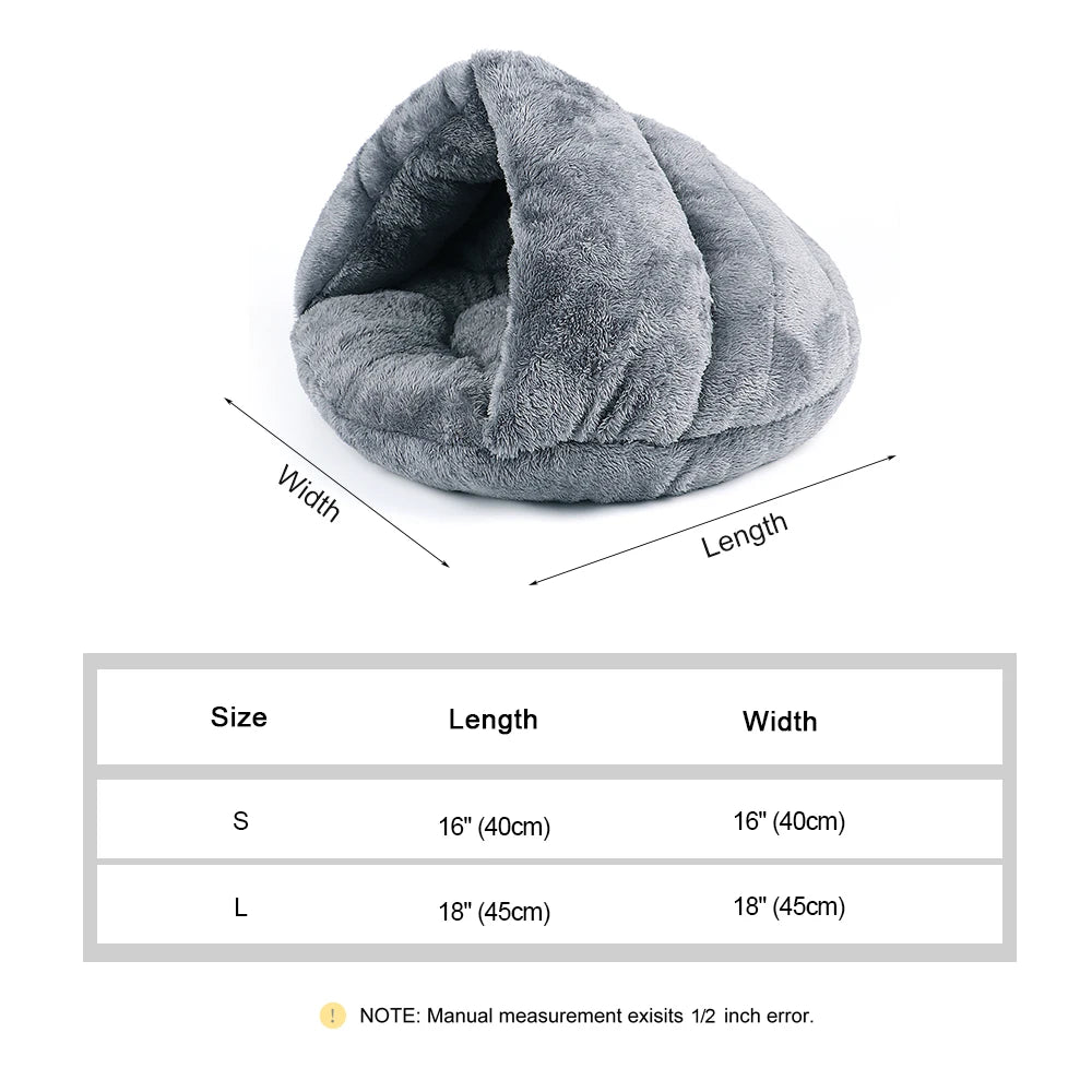 Cosy Plush Self Heated Cat Bed - Just Paws & Play