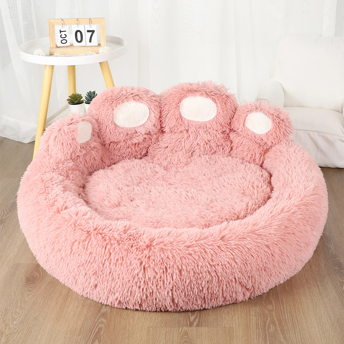 Anti Anxiety & Calming Donut Cat Bed - Just Paws & Play