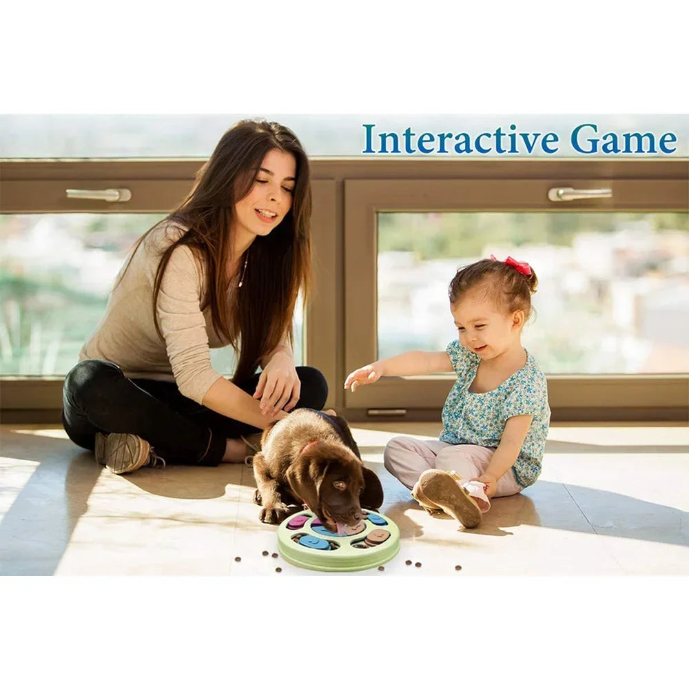 Interactive Dog Puzzle Feeder Toy - IQ Training & Mental Stimulation - Just Paws & Play