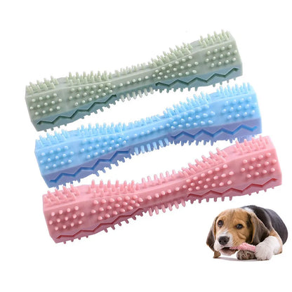 Soft Rubber Dog Chew Toothbrush Stick