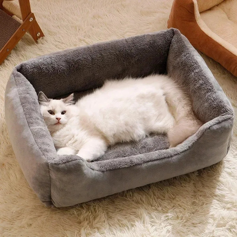 Ultimate Plush Pet Comfort Bed for Cats & Dogs - Just Paws & Play