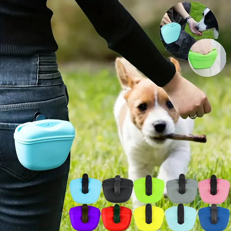 Dog Treat Pouch with Magnetic Clip