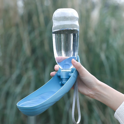 Portable PupHydrate Foldable Water Bottle for pets