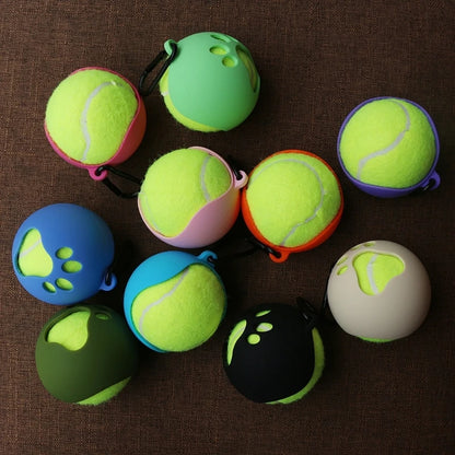 PawCaddy Tennis Ball Holder with Dog Leash Clip