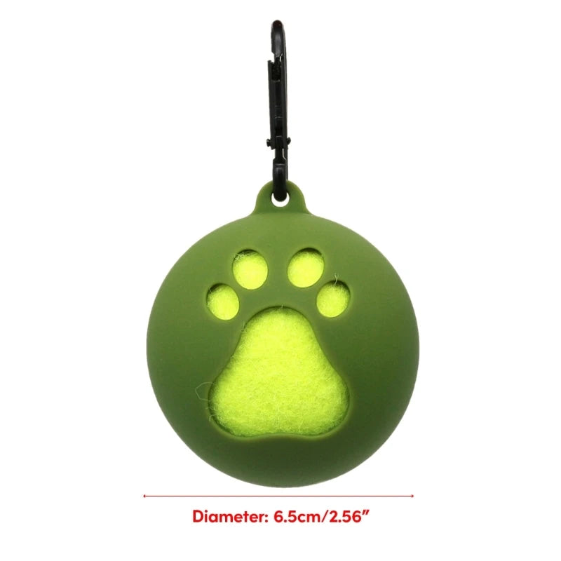 PawCaddy Tennis Ball Holder with Dog Leash Clip