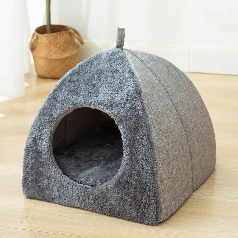 New 2in1 Triangle Cat Cave - Just Paws & Play