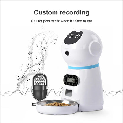 Automated Feeder with Voice Control for Cats and Dogs - Just Paws & Play