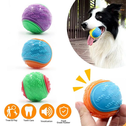 Bite Squeak Interactive Dog Toy Ball