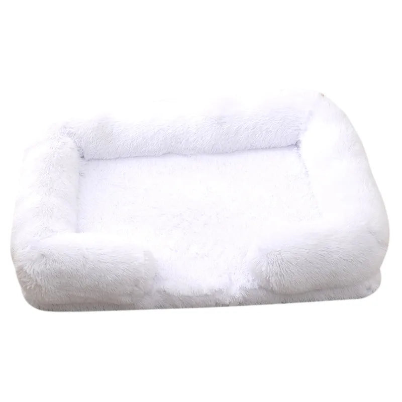 Calming Anti Anxiety Enclosed Dog Sofa Bed with Washable Cover - Just Paws & Play