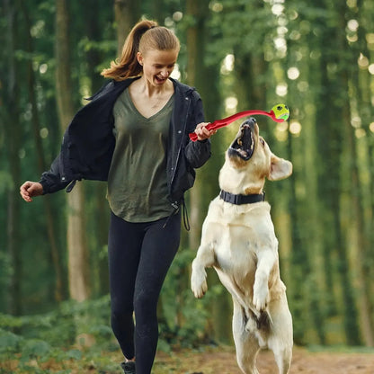 Interactive Dog Ball Launcher - Perfect for Outdoor Play & Training