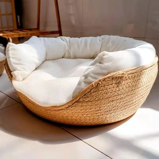 BambooBreeze Cozy Pet Nest