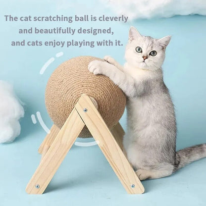 Cat Scratching Ball