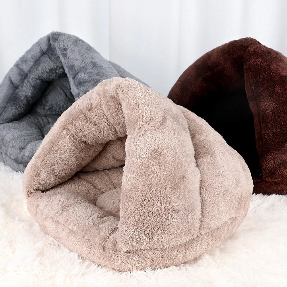 Cosy Plush Self Heated Cat Bed - Just Paws & Play