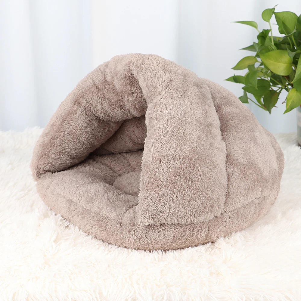 Cosy Plush Self Heated Cat Bed - Just Paws & Play