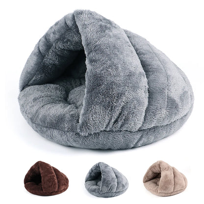 Cosy Plush Self Heated Cat Bed - Just Paws & Play