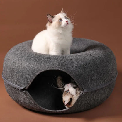 Paws & Play Haven Bed - Interactive Game Toy Cat Bed