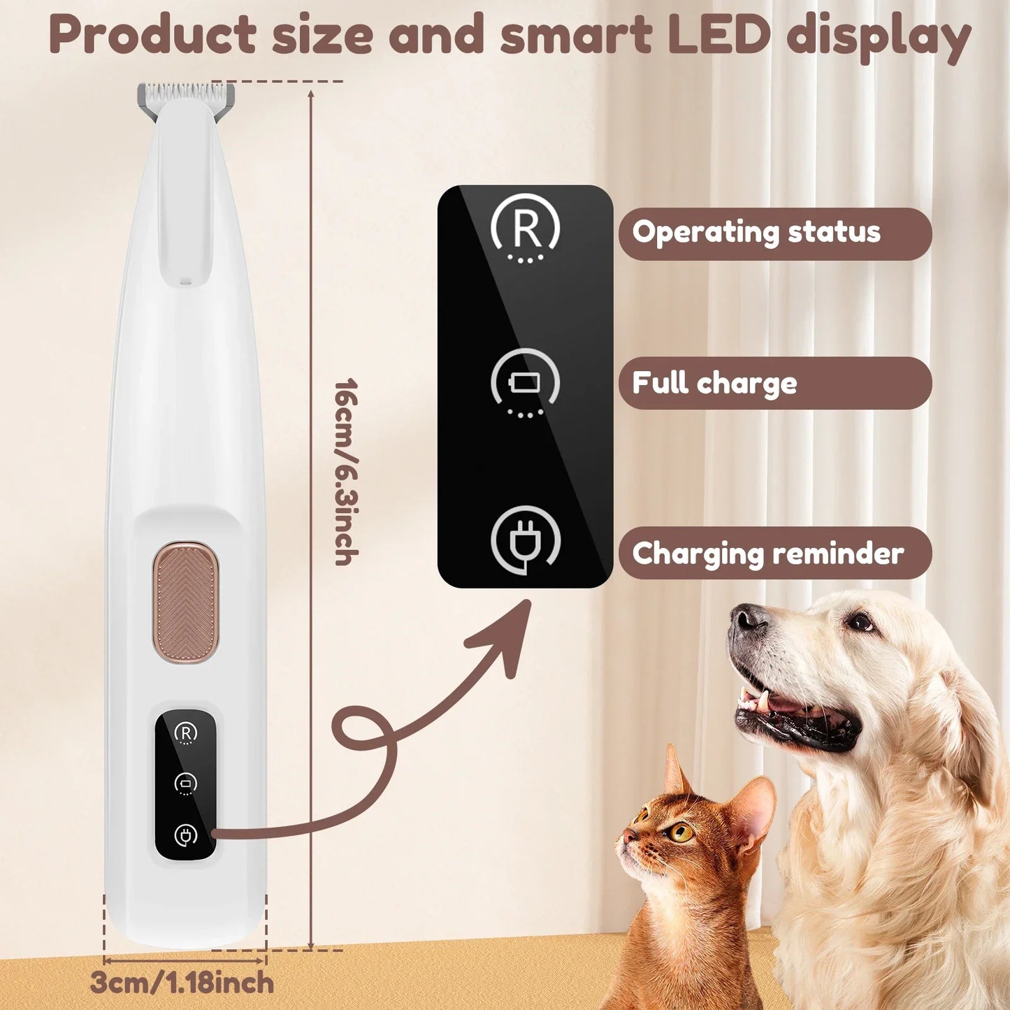 PawGroom LED Pro Trimmer