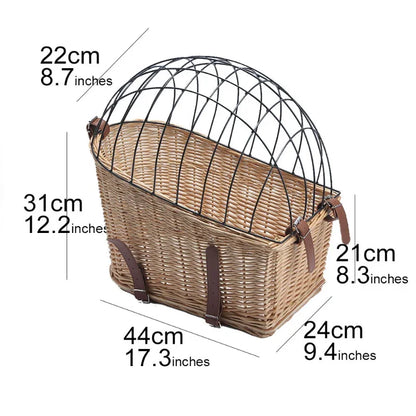 Chic PawCycle Basket