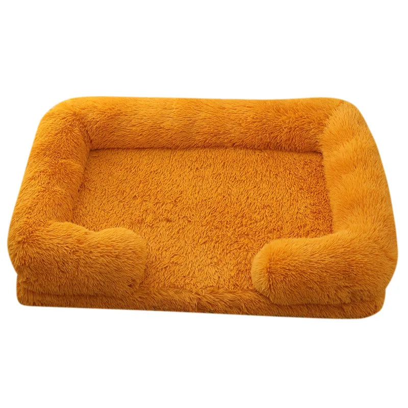 Calming Anti Anxiety Enclosed Dog Sofa Bed with Washable Cover - Just Paws & Play