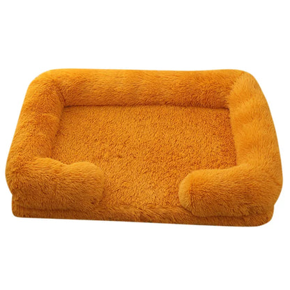Calming Anti Anxiety Enclosed Dog Sofa Bed with Washable Cover - Just Paws & Play