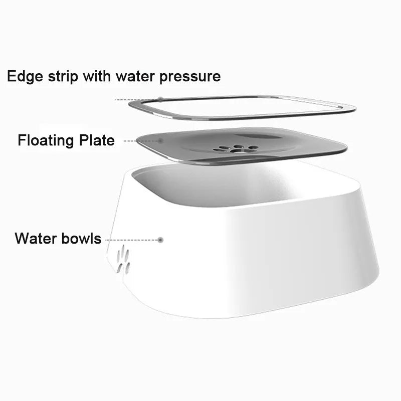 Float Lap Dog/Cat Water Bowl