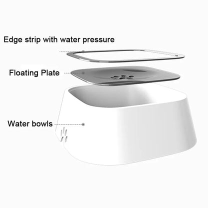 Float Lap Dog/Cat Water Bowl