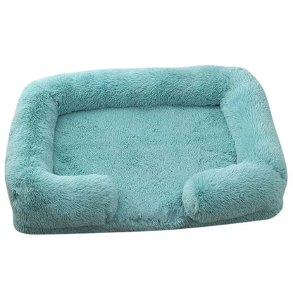 Calming Anti Anxiety Enclosed Dog Sofa Bed with Washable Cover - Just Paws & Play
