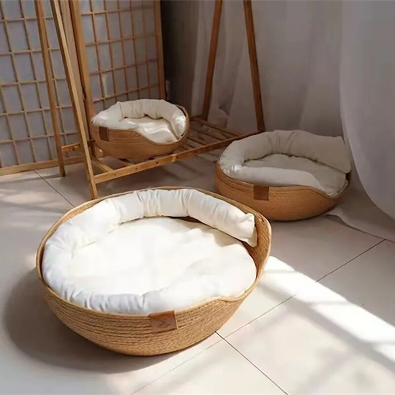 BambooBreeze Cozy Pet Nest