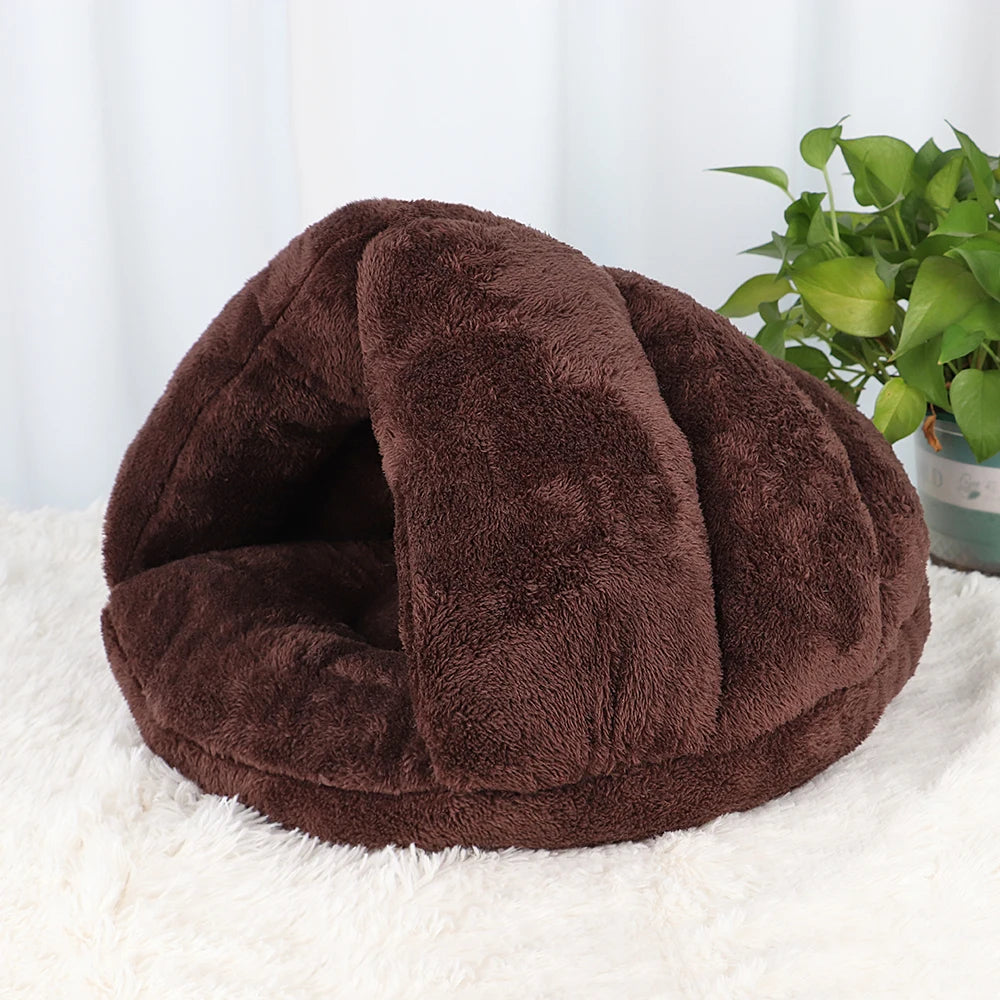 Cosy Plush Self Heated Cat Bed - Just Paws & Play