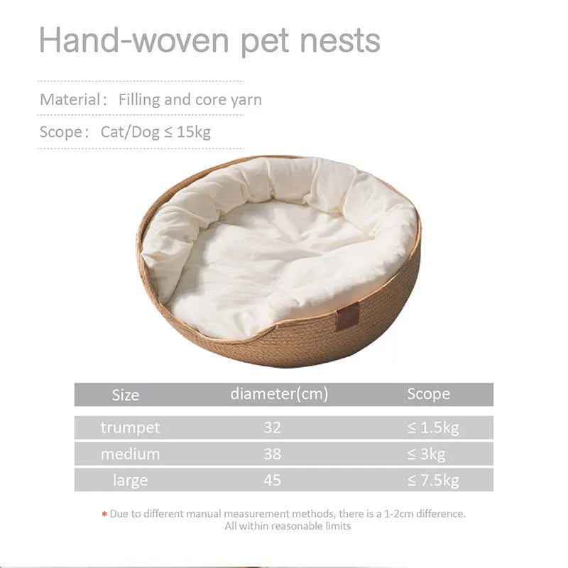 BambooBreeze Cozy Pet Nest