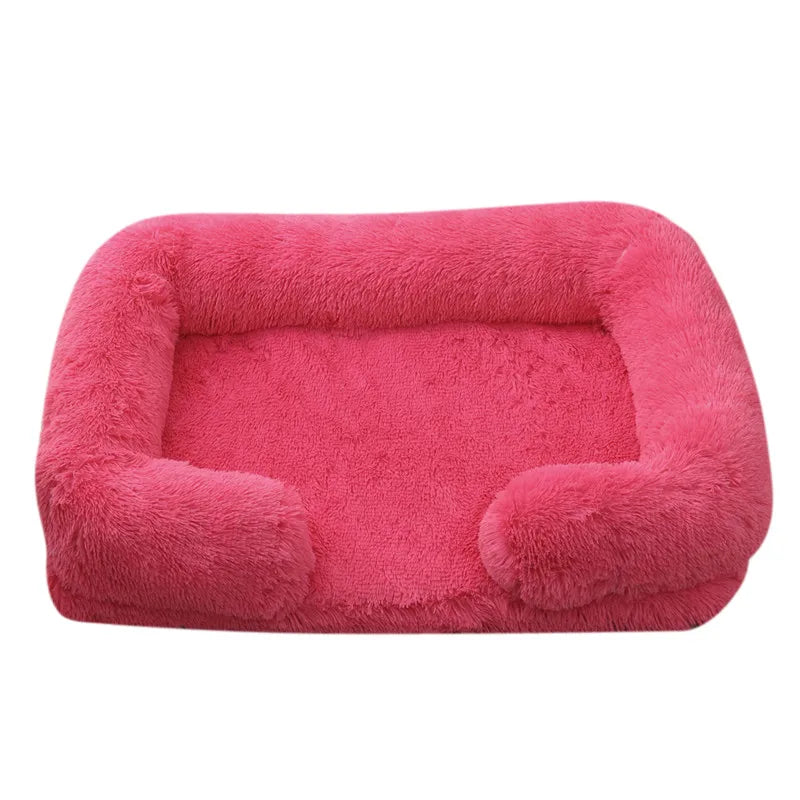 Calming Anti Anxiety Enclosed Dog Sofa Bed with Washable Cover - Just Paws & Play