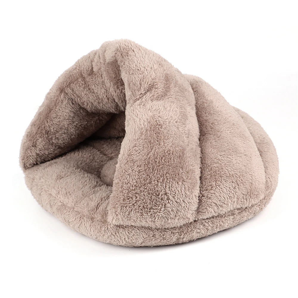 Cosy Plush Self Heated Cat Bed - Just Paws & Play