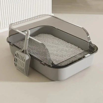 CozyPaws Semi-Enclosed Cat Litter Box