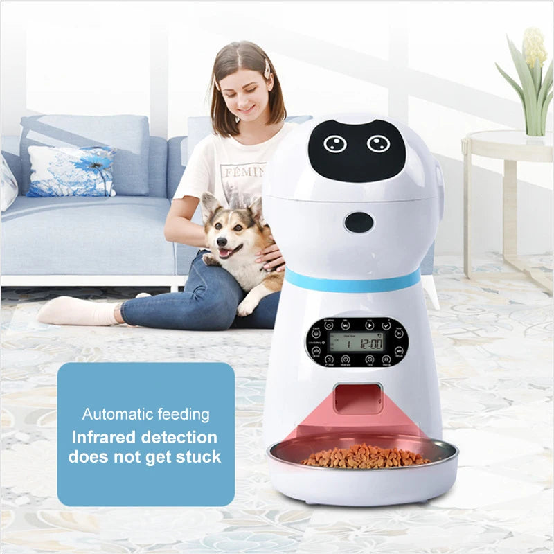 Automated Feeder with Voice Control for Cats and Dogs - Just Paws & Play