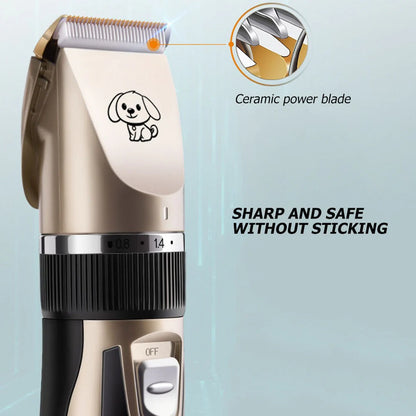 Professional Cordless Pet Grooming Clipper for All Pets